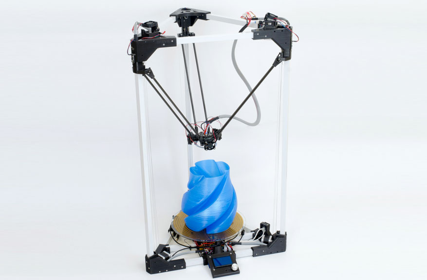 Für den Delta-3D-Drucker "BI V2.0" wurden auf Kickstarter 210.830 kanadische Dollar (165.756 US-Dollar) gesammelt.